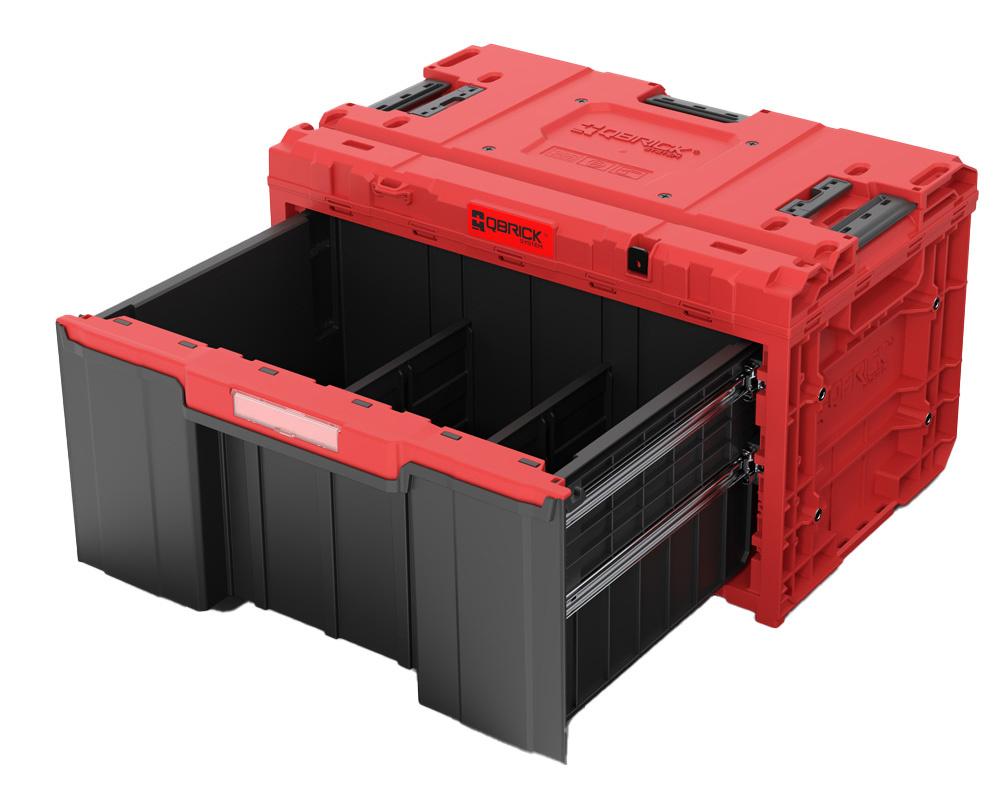 Qbrick One Drawer 1 Red Ultra Hd T. 2.0 Ruhd Tool Box - Skrz N0486