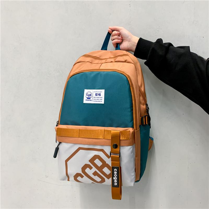 

Новый модный высококачественный дизайн повседневный рюкзак для учащихся начальной школы INS корейская версия студенческого рюкзака большой вместимости оранжевый