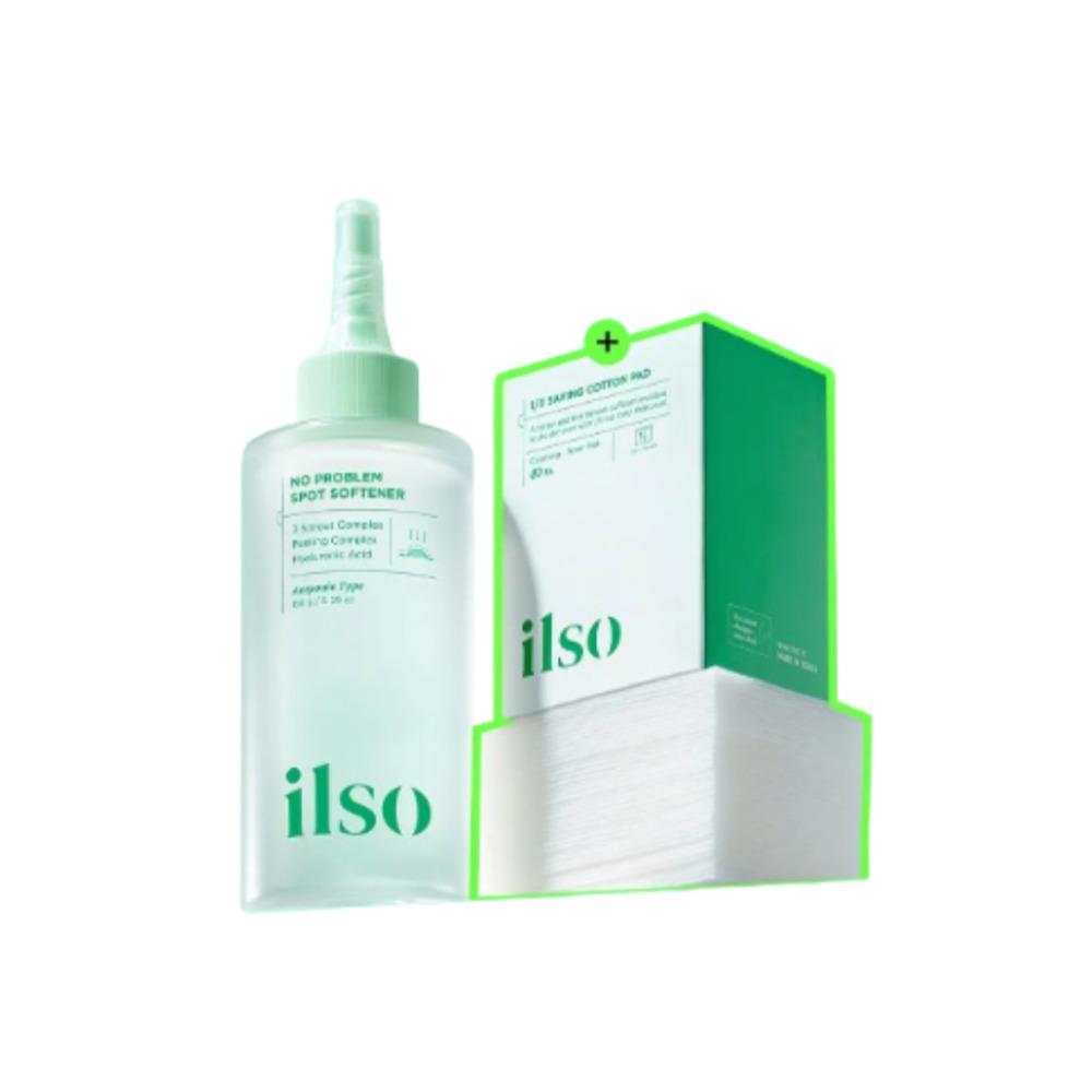 ilso No Trouble Spot Softener Ampoule Pack 150g (+Cotton Pads 40pcs)