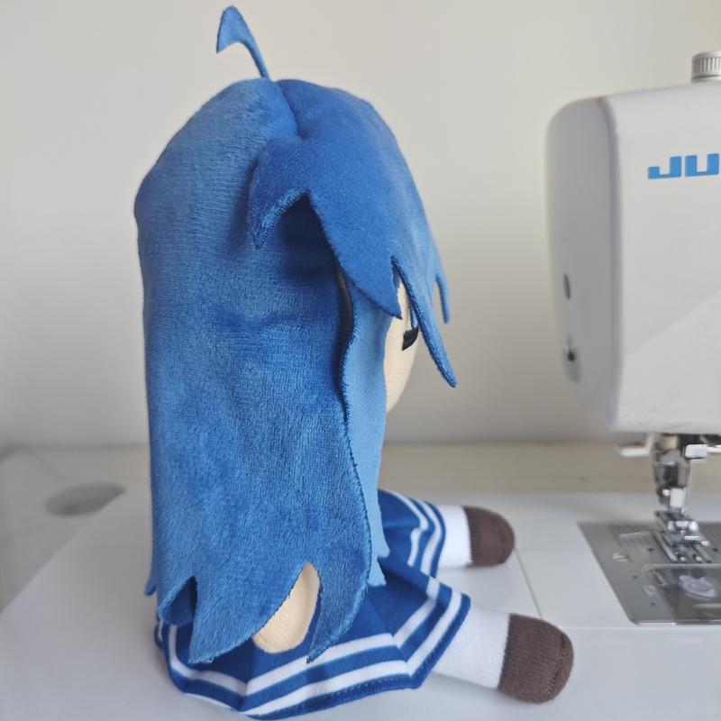 20CM Anime Izumi Konata Plush Idol Figure Dress Up Cute Fluffy Cotton Body Pillow Mascot Birthday Gift