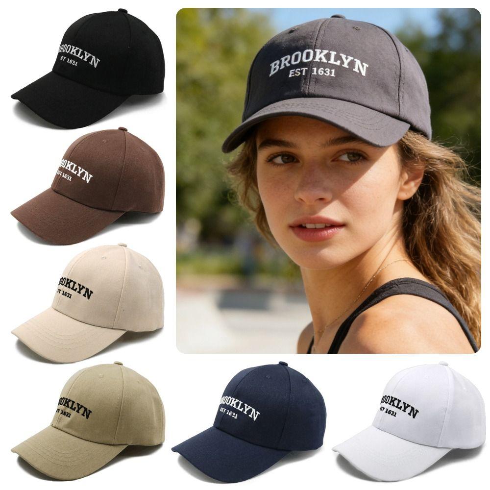 Letter Embroidered Baseball Cap High Quality Sunscreen Hat Creative Snapback Hat  Daily Wear