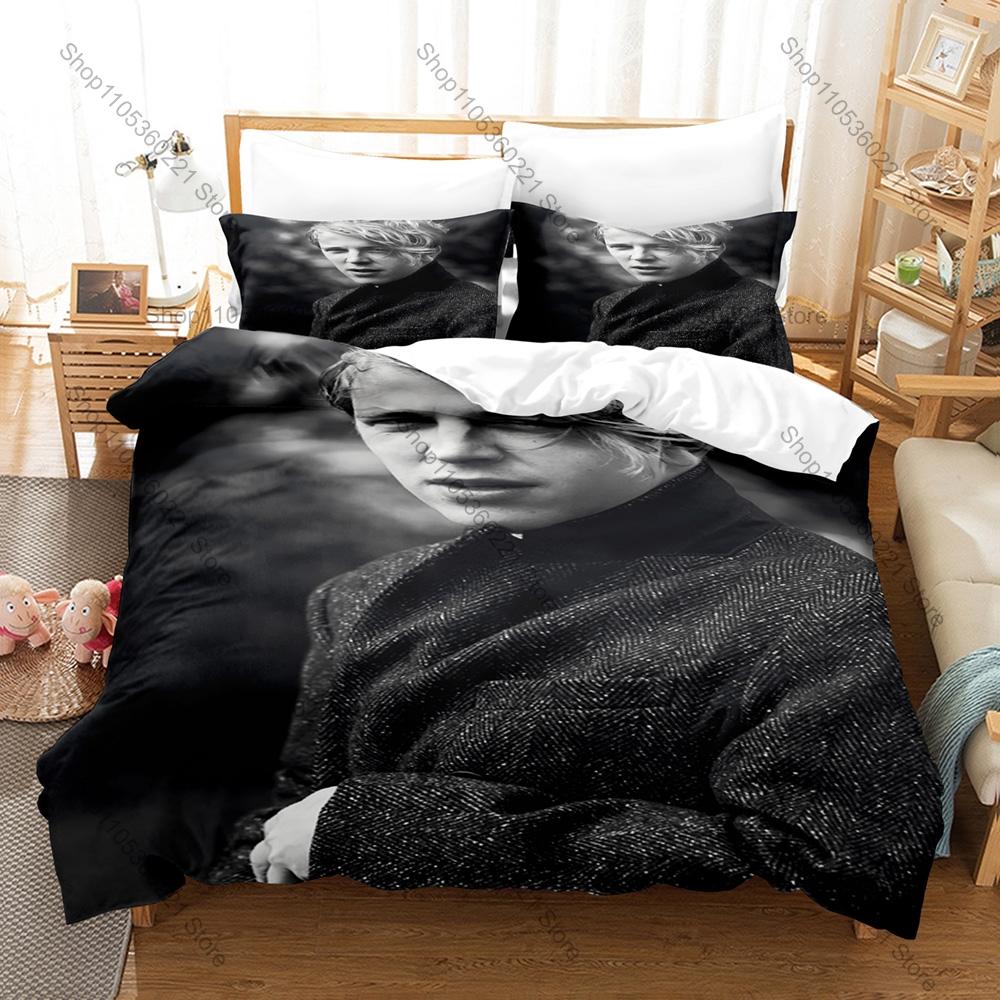 Famous Piano Pop Artist Tom Odell Concert Poster Print Bedding Set 3in1 1 Duvet Cover 2 Pillowcases Soft Household Bed Textile