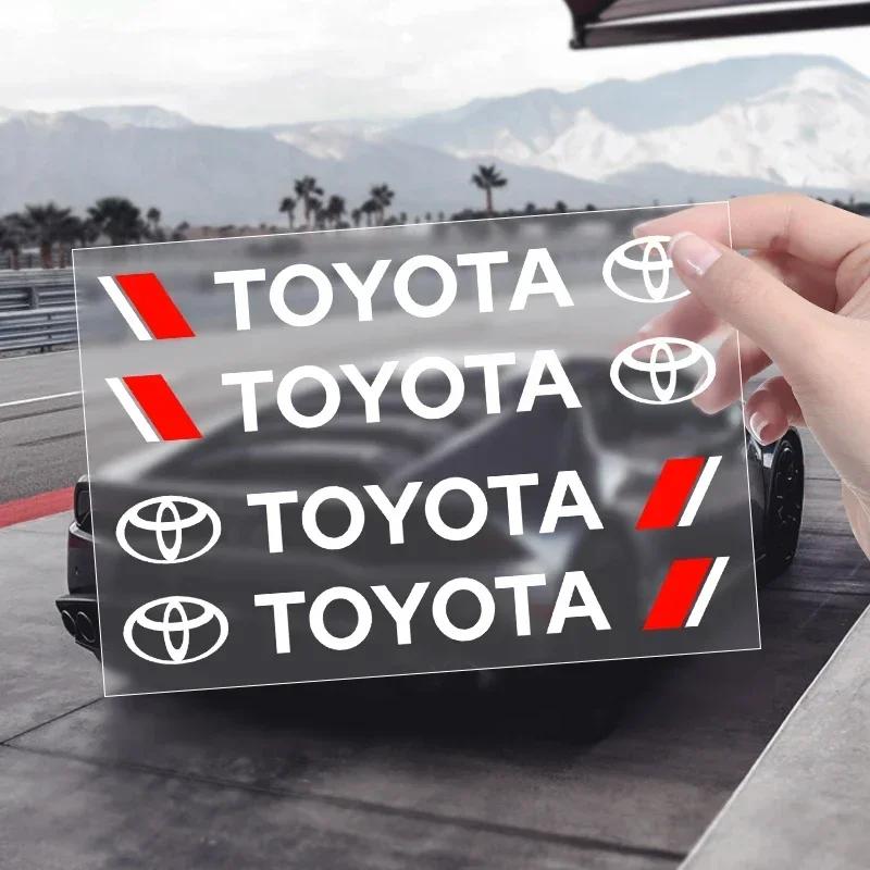 

4 шт./набір Наклейка на ручку дверей автомобіля Для Toyota RAV4 Camry Corolla Levin Yaris Reiz Vios Highlander CHR Avalon Автоаксесуари