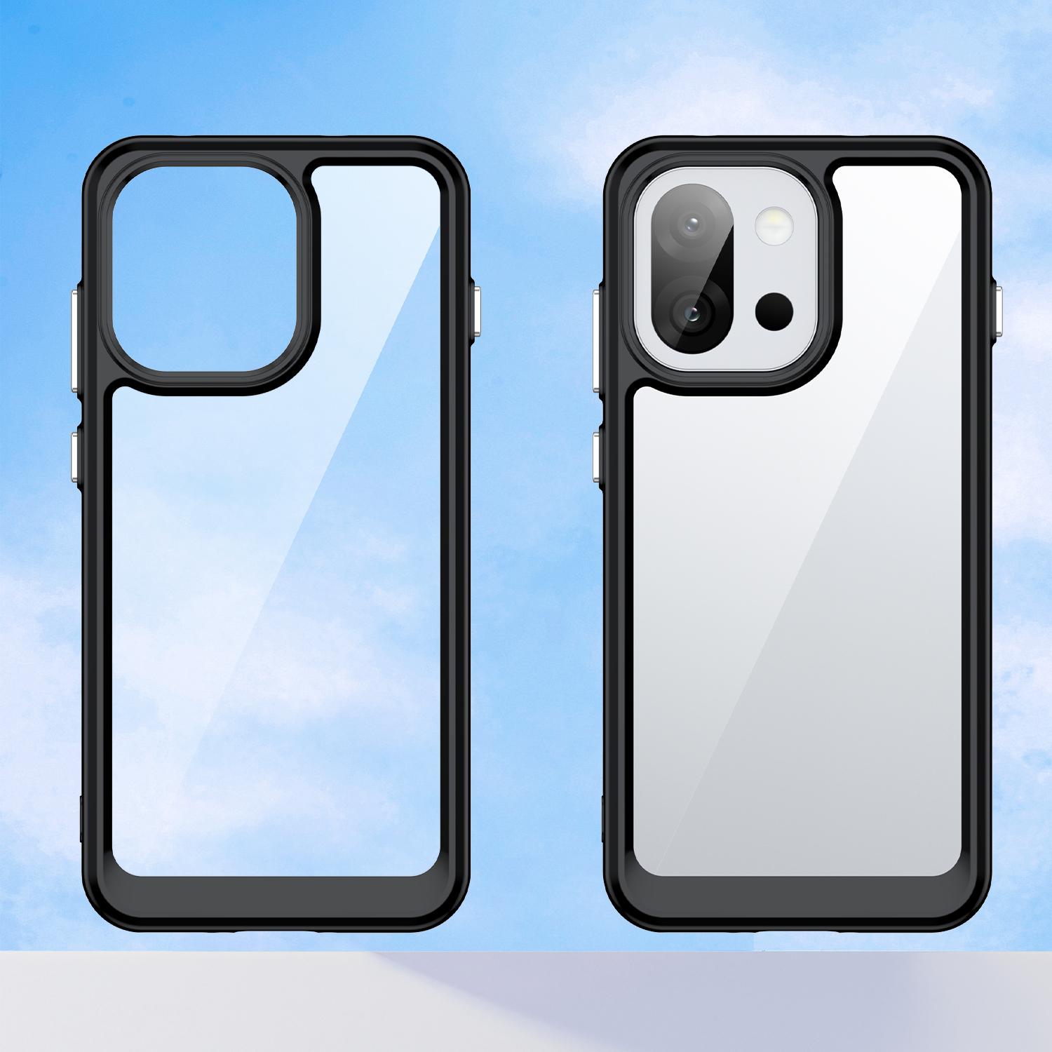 

For OnePlus 13T 5G/13s 5G Case TPU+Acrylic Protective Clear Phone Cover Transparent