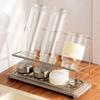 Large Capacity Double-layer Water Cup Rack Anti-Fall Bottle Drying Rack Cup Drying Rack  Office