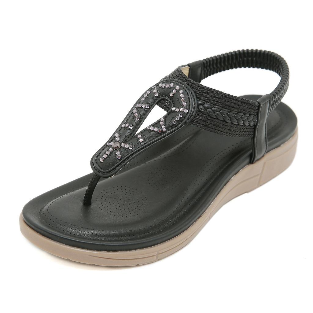 Hot Selling Women Sandals With Arch Support Comfortable Sandal Women Flip Flops Dressy Summer Walking Wedge Shoes Slippers