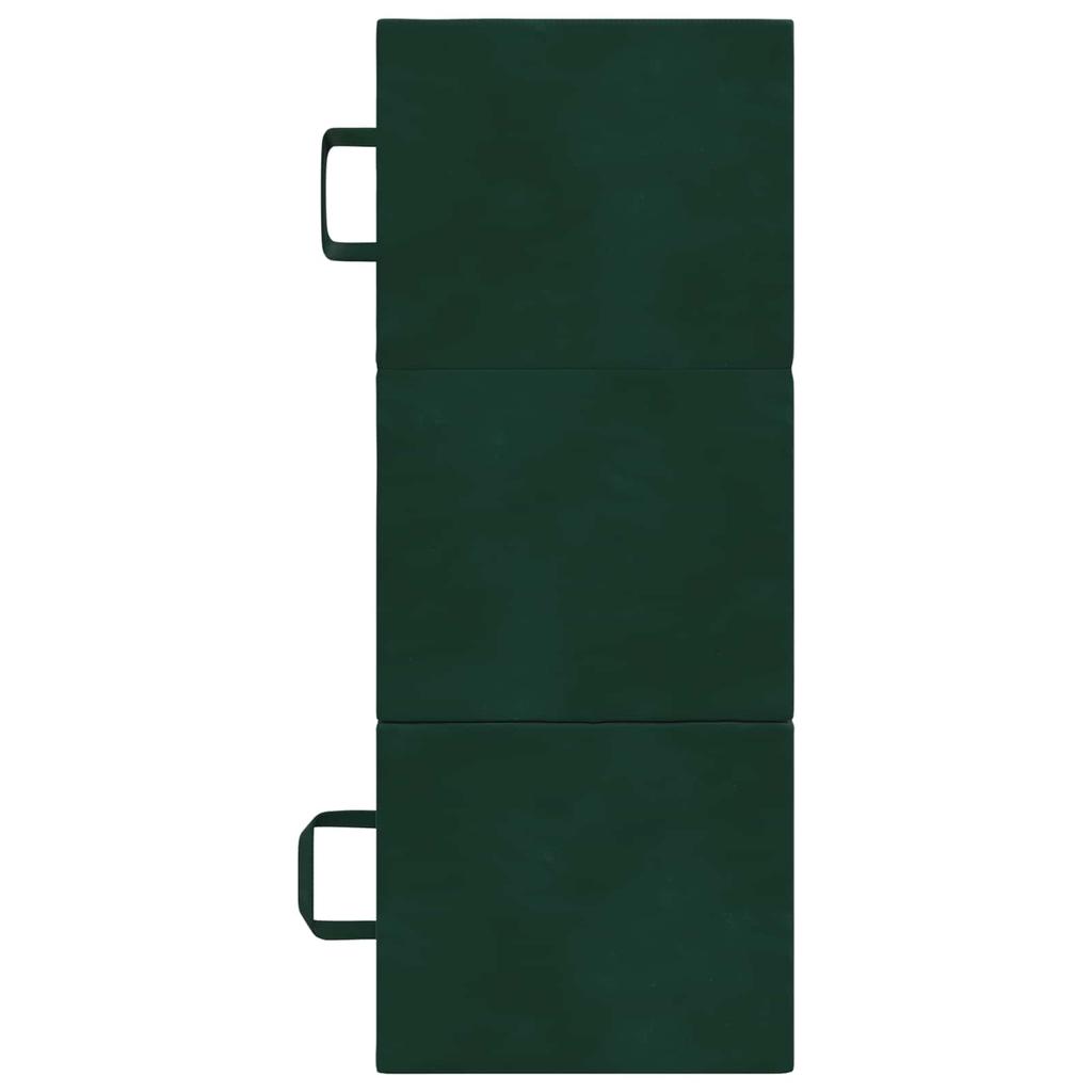 Folding Sofa Bed 75 x 63 x 45 cm Dark Green