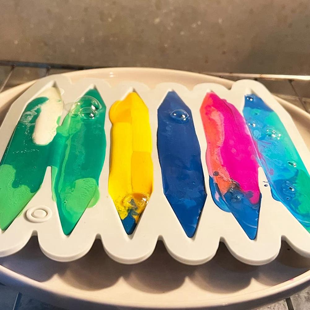 

BHBL Crayon Recycling Mold 2 Pack, 3D Crayon Silicone Mold,Oven,Pure Silicone, and Reusable Crayon Mold China Mainland