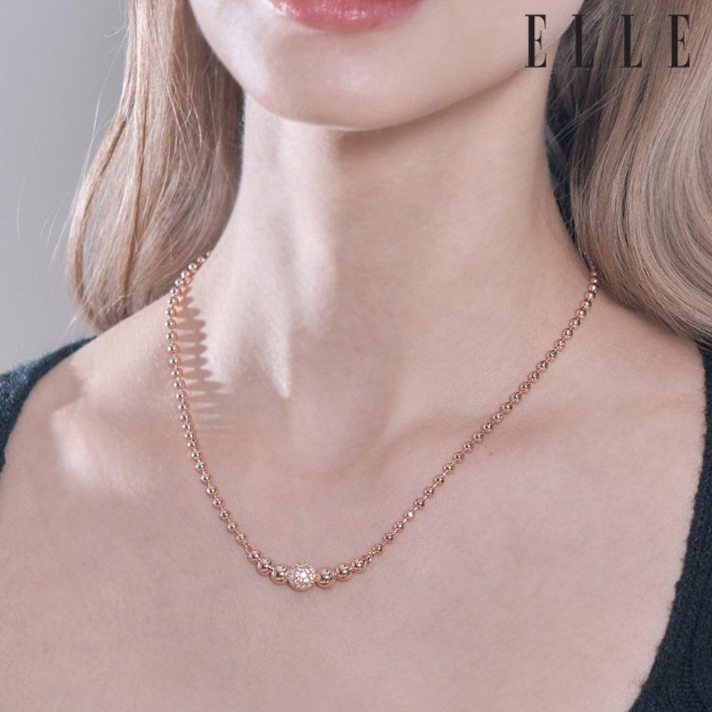 Volume Round Necklace Elbrnn184