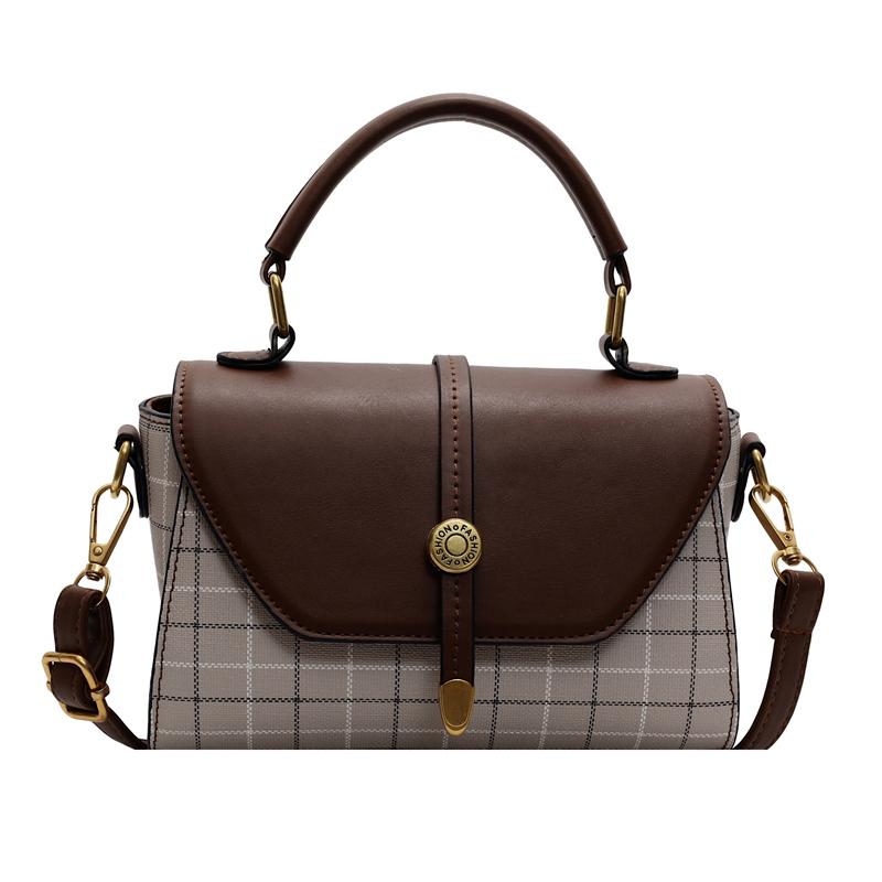 

Top Quality Soft Pu Leather Female Crossbody Hand Bag Elegant Two Layers Shoulder Bags for Women Casual Purses and Handbags 2026 (20cm Max Length 30cm) коричневый