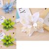 Christmas Flower Decor With Gold Silver And Red Colors For Holiday Tree Embellishments
