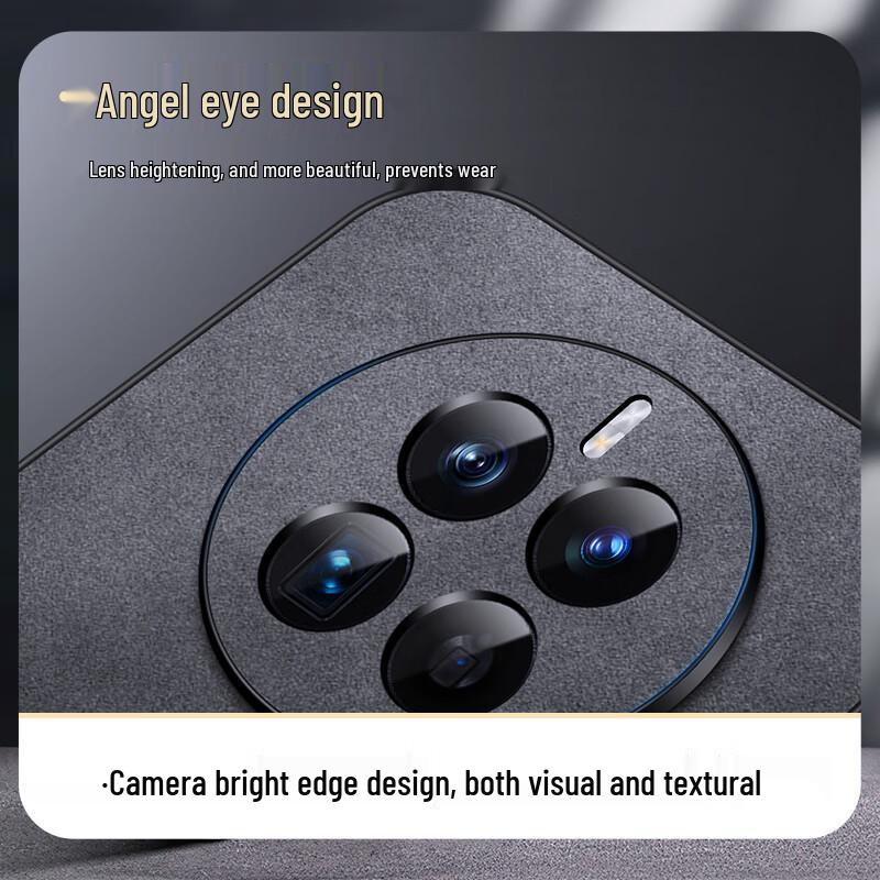 Huawei Mate 50 Series Anti-Drop Lambskin Silicone Phone Case