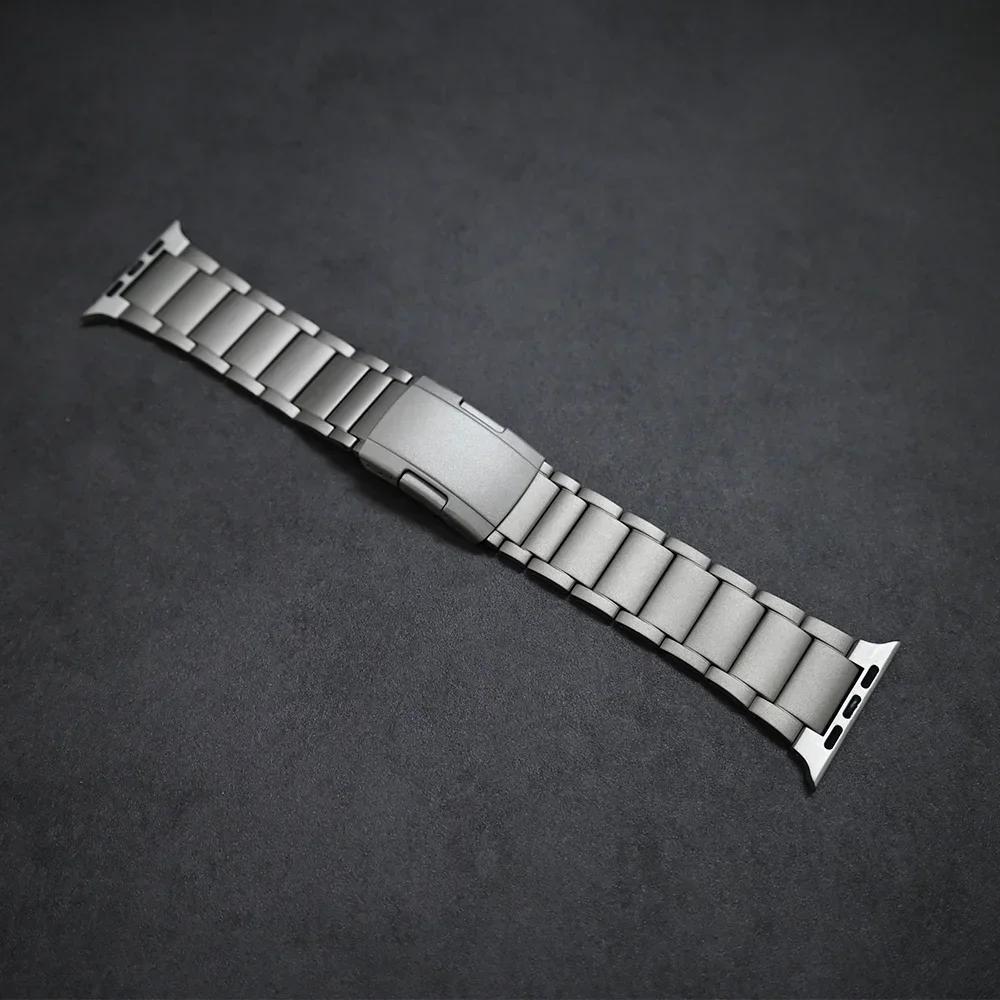 Titanium Business Strap for Apple Watch Series 11 46mm Ultra 3 2 49mm Band 45mm 44mm Luxury Correa for IWatch 9 8 7 6 Se 5 41mm
