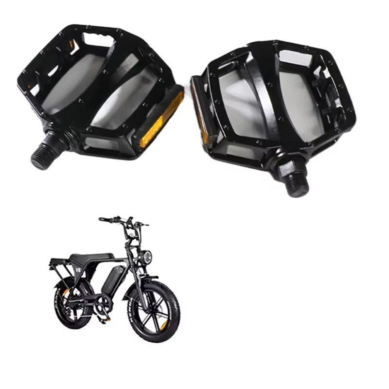 Alloy Bicycle Pedals Replacement 1 Pair Anti-Slip For OUXI V8 Electric Bike Accessories