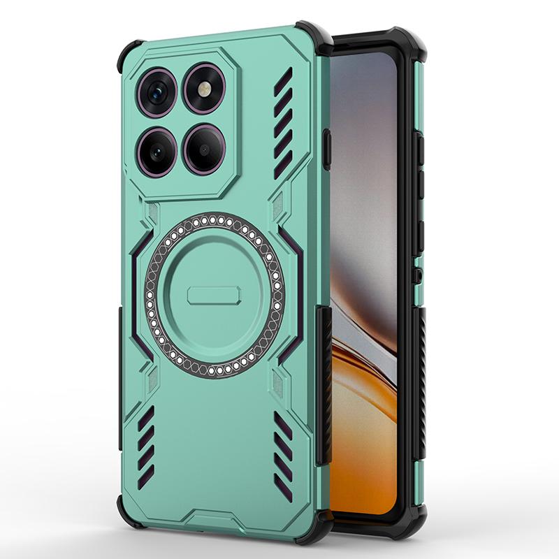 KEYSION Hollow Heat Dissipation Case for Motorola Edge 60 Pro 5G Magnetic Cooling Shockproof Phone Cover for Edge 60 S 60 Fusion