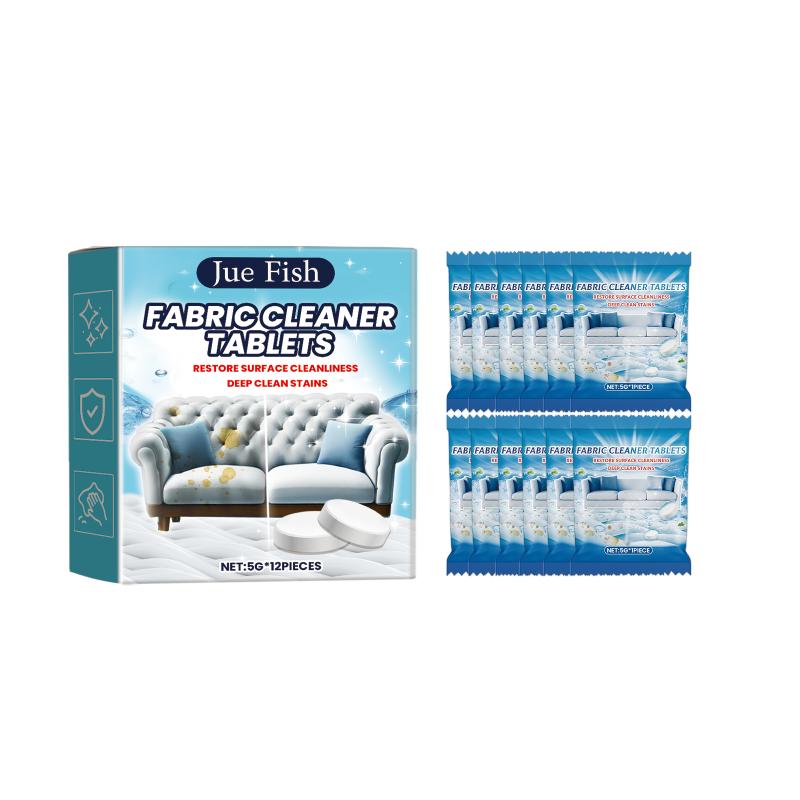Fabric Sofa Clening Effervescent Tablets Multi-Effect Stain Remover Fresh Scent Upholstery Safe Eco-Friendly