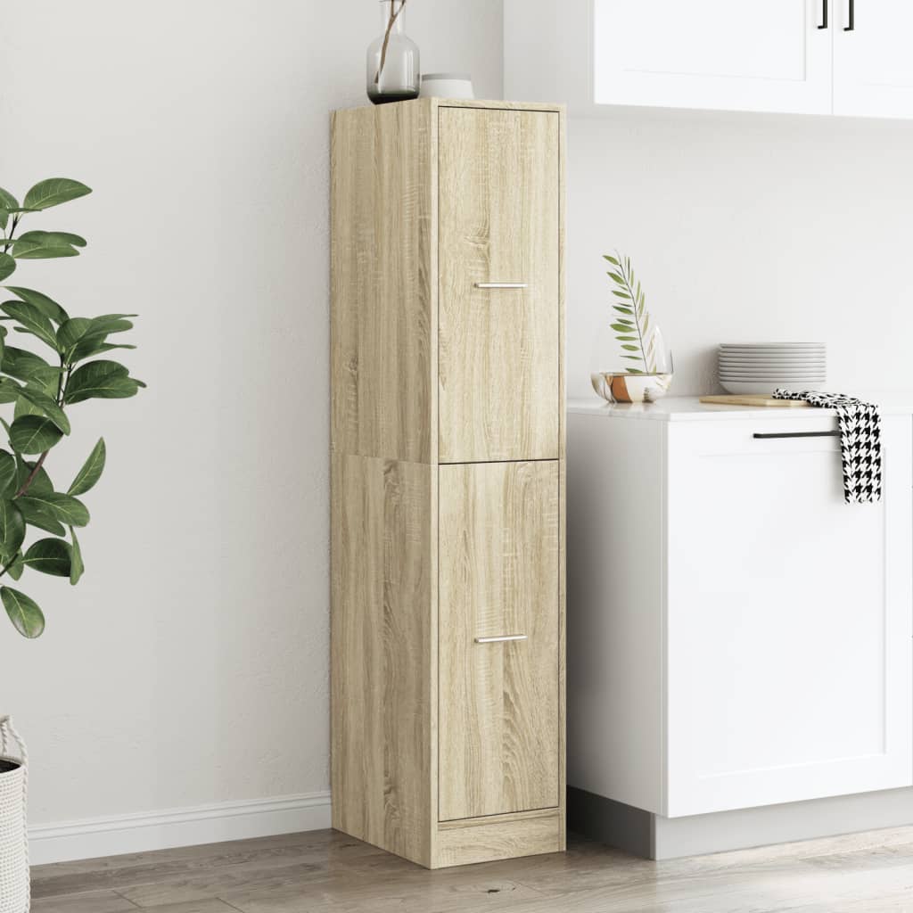 Badezimmerschrank, 2 Schubladen, 4 Ebenen Mit Mehreren Räumen,  30x41x144,5 Cm