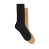 Mens Polka Dot Bamboo Crew Socks (Pack of 2)