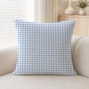 Pattern Gingham Pattern Cushion Cover Soft Plush Cushion Covers Fluffy Throw Pillow Cases For Sofa Bedroom Home Decor
