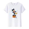 Casual Unisex Cartoon Minnie Tshirt Mickey Mouse Tops Graphic Clothes Summer Blouses T-shirt White 2000s Tees