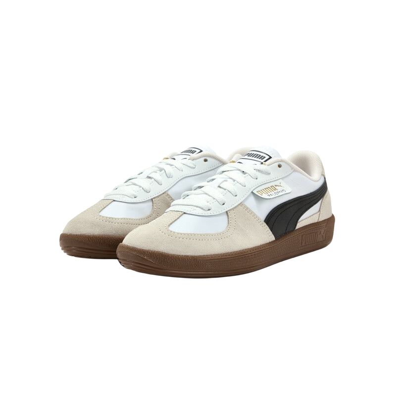 Puma Palermo Comfortable Versatile Thin Sole Durable Low-Top Skate Shoes Unisex Skate Shoes Gray 403953-01