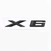 3D ABS Zwart Chroom Letters Auto's Achterklep Embleem Badge Voor BMW X6 E71 F16 E72 G06 Stickers Belettering Accessoires uq2
