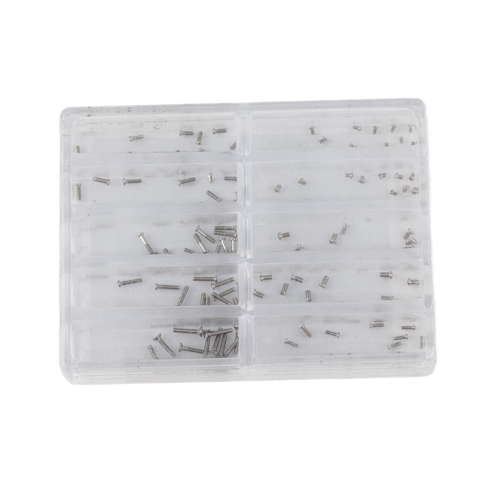 

304 нержавеющая сталь винты для задней крышки часов набор винтов инструменты для ремонта часов