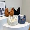 Korean Version Single and Double Shoulder Dual-purpose Bag Women's New Women's Literary and Versatile Tote Bag Corduroy Large-capacity Bag