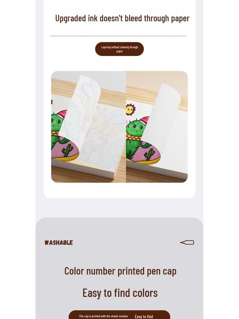 Master Dual-Tip Refillable Markers for Kids - Oil-Based Colored Pens for Art and Drawing