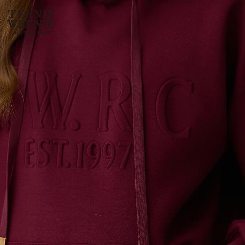 Teenie Weenie Women's Loose Fit Hooded Sweatshirt