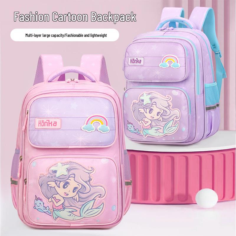 

Ultra-Light Unicorn Backpack for Grades 1-3 - Cute, Large Capacity, Ideal for Boys & Girls
