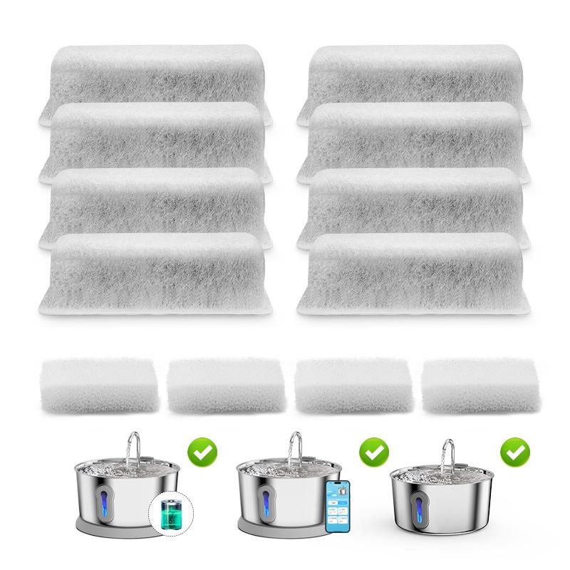 Stainless Steel 4L Cat Water Fountain with Silent Automatic Circulation