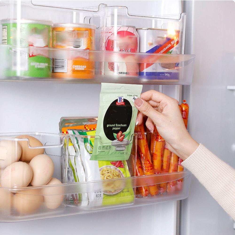 Stackable Refrigerator Storage Box Multifunctional Food Storage Box  Kitchen Organizer