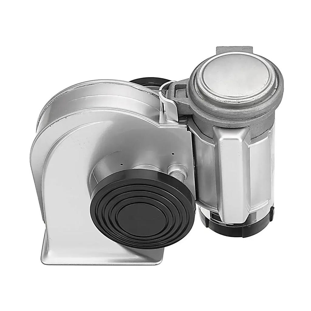 Motorcycle 12V 139DB Waterproof Loud Electronic Snail Ultra Compact Dual Air Horn Fit for Car Vehicle Yacht Boat SUV Bike Buses
