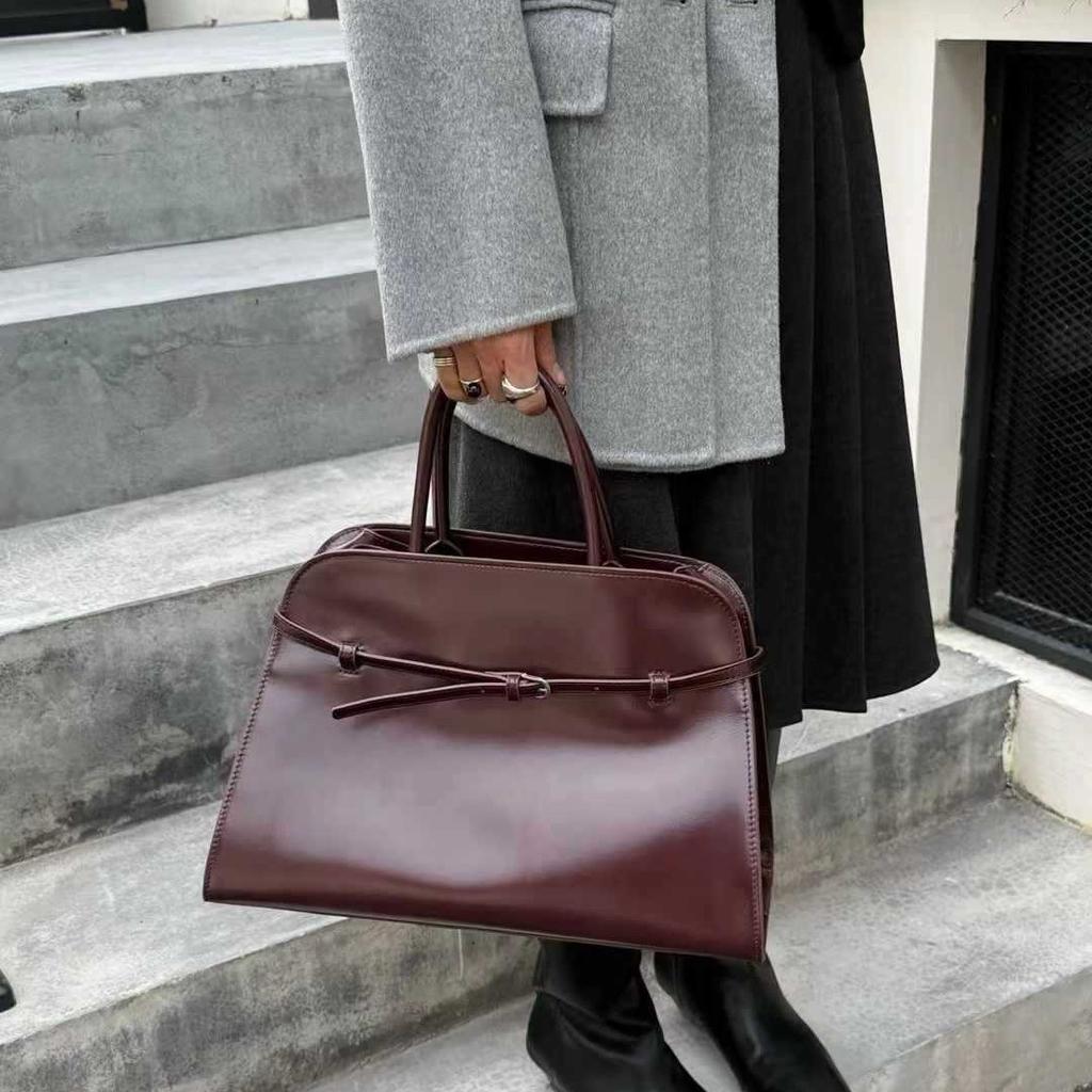 Originale Fabrik Echte Leder Damen Taschen Handtaschen Große Kapazität Tragetaschen High-End Einzelne Schultertaschen Rindsleder Umhängetaschen