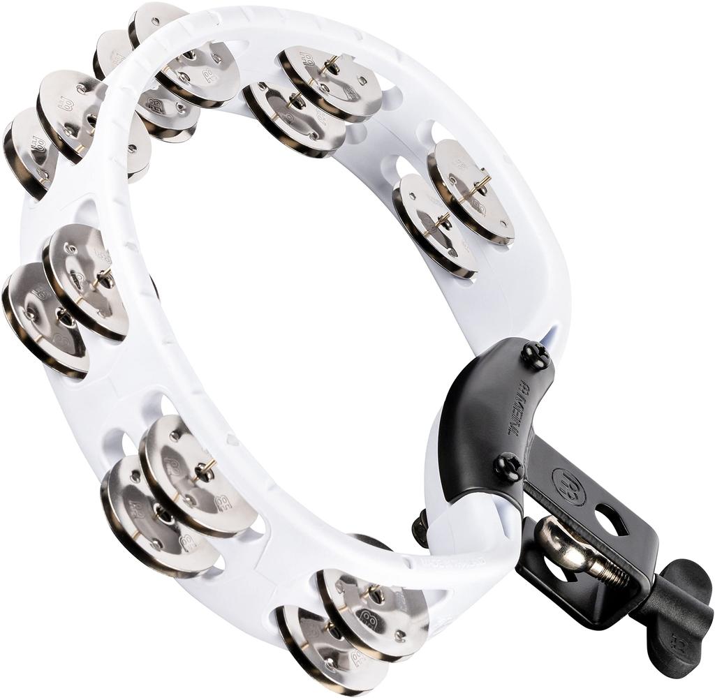 MEINL Percussion Headliner Series Mountable ABS Tambourine HTMT2WH []