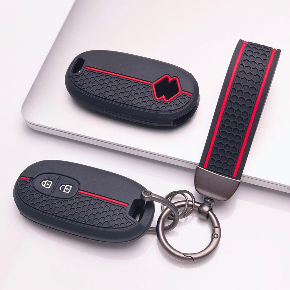 Key Fob Cover for Suzuki Swift Jimny SX4 Baleno XL6 Ertiga Dzire Ignis with Keychain Protective Accessory Key Fob Protection Replacement