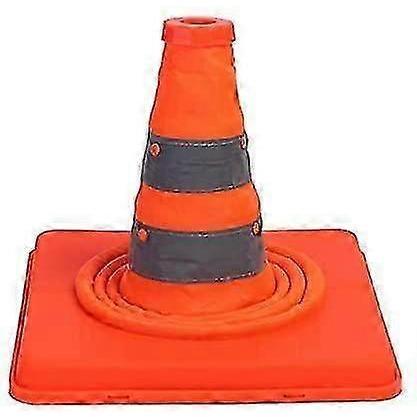 15.5 Inch Collapsible Traffic Cones Multi Purpose Pop Up Reflective Safety Cone (1pack )