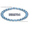 Shi Family Exquisite Purple Octagonal Rhinestone Necklace & Choker Bracelet Set