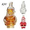 Unique Christmas Gift for Men Santa Claus Whiskey Decanter Liquor Storage, 320ml Glass Wine Ornament Spirits Bottle, Decorative Holiday Container Home
