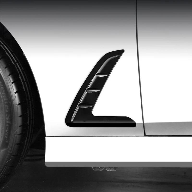 2PCS Car Exterior Side Body Air Outlet Cover Trim Fender Decorative Stickers Auto Accessories For BMW 3 Series G20 G28