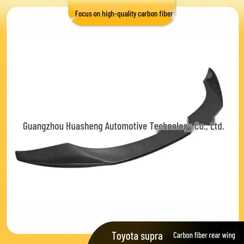 Supra A90 Rear Wing Kit: Carbon Fiber for 2021+ Toyota models.