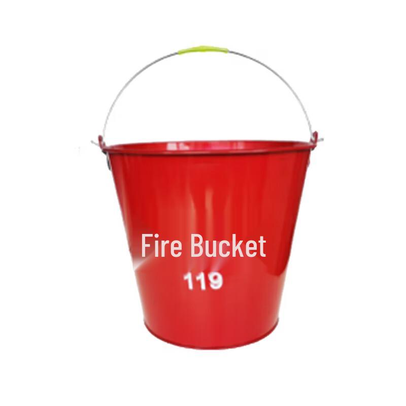 8-Liter Metal Fire Bucket