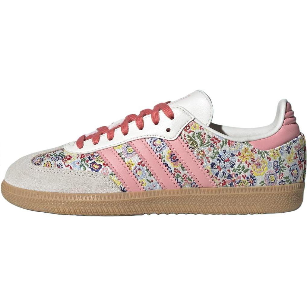 Adidas Originals SAMBA OG Abrasion Resistant Low top Kids  Skateboarding Shoes Gray Pink JI0280 36