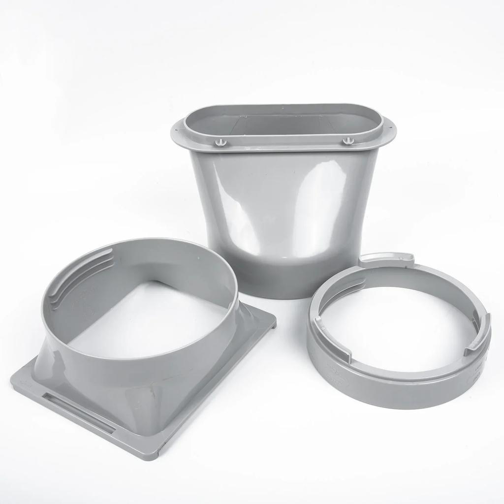 Window Exhaust Duct Spare White 15CM Pipe Tool Accessories Air Conditioner Attachment Connector Hose Interface