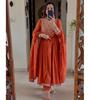 Women Cotton Anarkali Salwar Kameez Set Bollywood Party Wear Designer Top Tunic Kurti