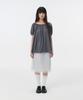 Ohesio Sheer Dot Midi Skirt, Cream