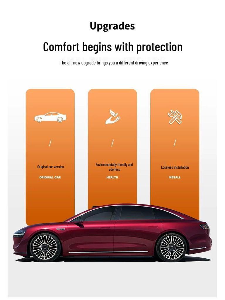 S9 Passenger Side Anti-Kick & Anti-Dirt Mat, Nappa Leather Zero-Gravity Rear Seat Protector