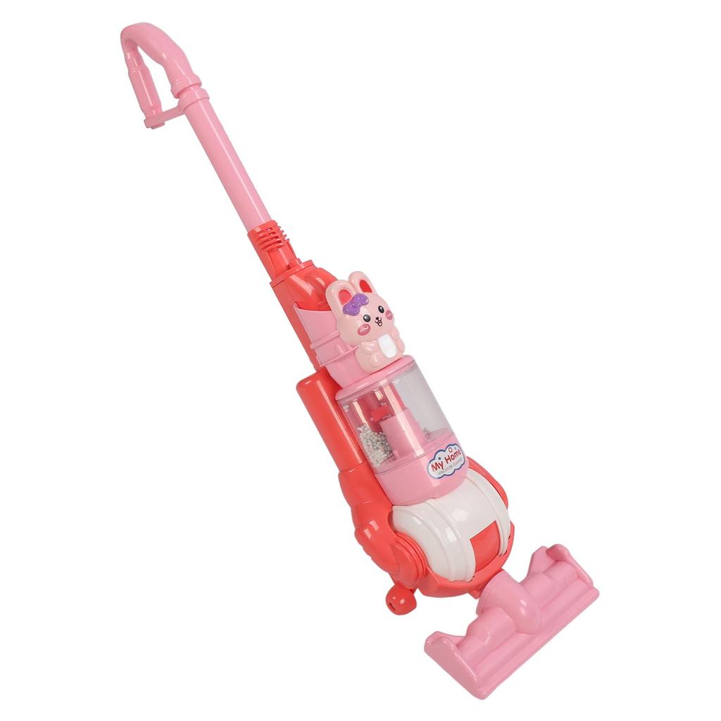 Kids Vacuum Cleaner Toy Cartoon Animal Modeling 180 degrees  Rotating Dust Port with Light Music Toddler