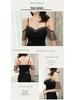Elegant Strappy Slim Evening Dress for Sauna, KTV, and Karaoke